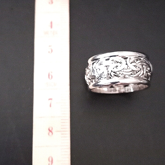 ❗️SOLD❗️14k White Gold Unisex Ring - Picture 10 of 13